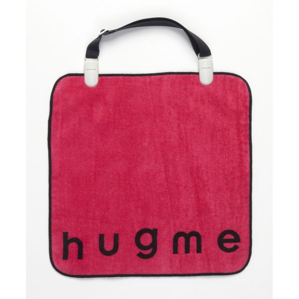 ビブ・クリップ付（hugme)ピンク