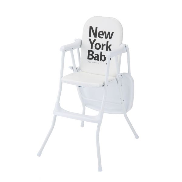 パイプハイチェア NewYorkBaby（ホワイト）