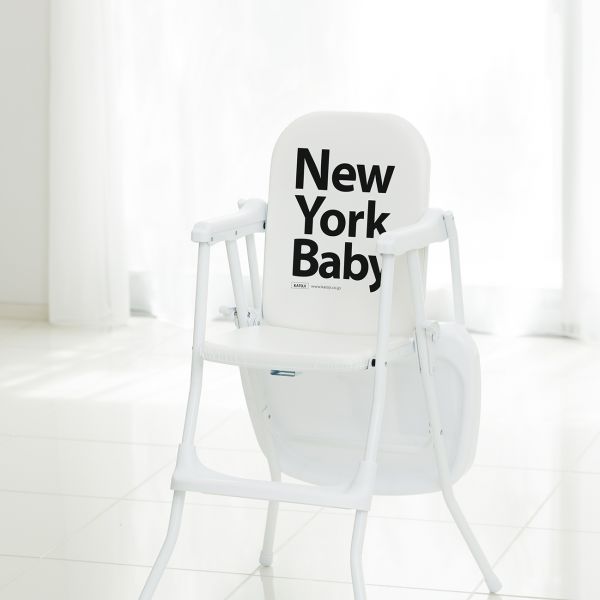 パイプハイチェア NewYorkBaby（ホワイト）