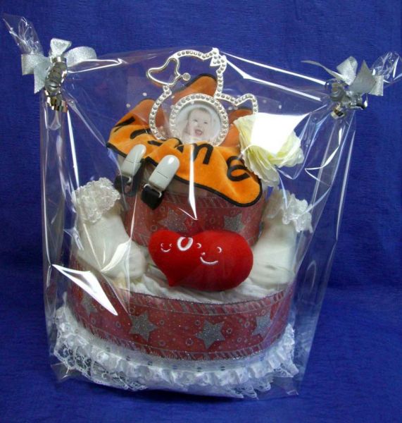 オムツケーキオレンジ
