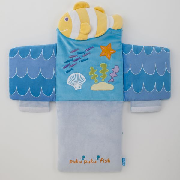 チェアクッション　puku puku fish