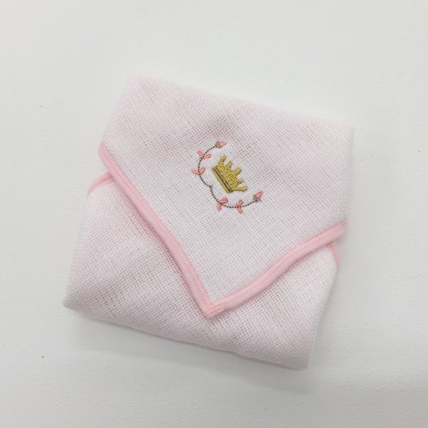 ギフトボックス 授乳枕&和晒ハンカチ（ピンク）