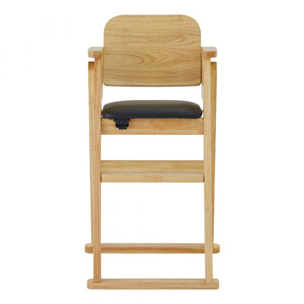 木製折りたたみハイチェア シンプル（ナチュラル）