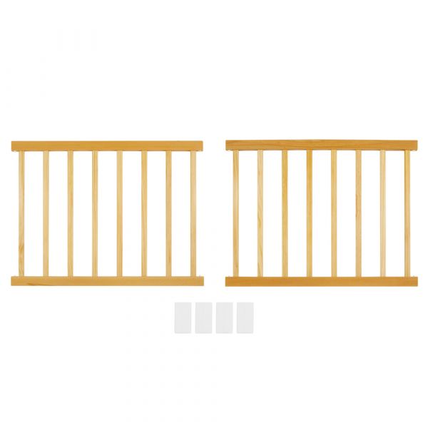木製ベビーサークル扉付用 追加パネル2枚セット（ナチュラル）