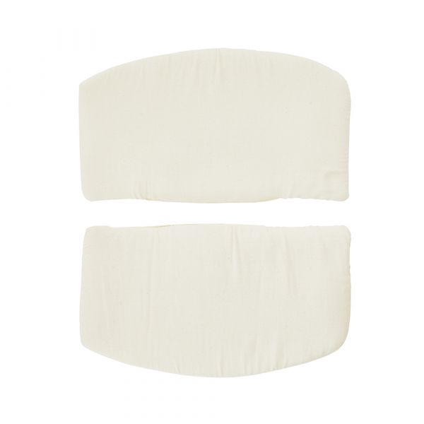 木製ハイ＆ロー用チェアクッション セパレート（和晒・白）