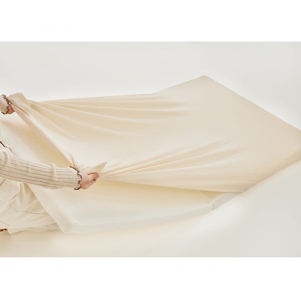 洗い替えのびのびクイックシーツ レギュラー（ベージュ）