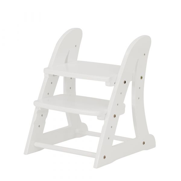 2WAYステップ＆チェア ノボルン（ホワイト）