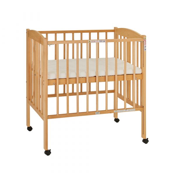 折りたたみミニベビーベッド（ナチュラル）洗えるぐうぐねんねミニセット